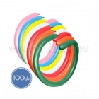 Baloni veidošanai (tvistingam), izmērs Q260, iepakojums 100 gb., krāsas sortimentā
