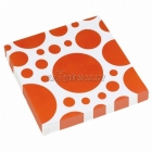 PUNKTI Papīra salvetes, Oranža krāsa, izmērs - 33х33cm 20.gab.