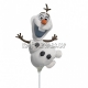Balons no folijas ar gaisu Olafs, Ledus sirds | Frozen, MINI Figūra 30cm, ar kociņu