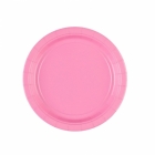8 Plates Paper New Pink 17.7 cm