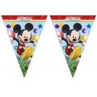 Vimpeļu (karodziņu)  virtene  (9 karodziņi) DISNEY PLAYFUL MICKEY svētku atribūtika