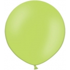 Apaļas formas liels lateksa balons abolu zaļā krāsā, 60cm, pastelis, 1 gab. 