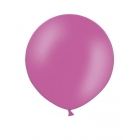 Apaļas formas liels lateksa balons spilgti rozā, fuksijas krāsā, 60cm, pastelis, 1 gab. 