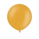 Apaļas formas liels lateksa balons oranžā krāsā, 90cm, pastelis, 1 gab. 