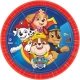 8 Papīra  Šķīvji  23 cm  PAW PATROL 