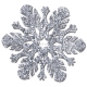 Prismatiska sniegpārsla, sudraba , 35 cm