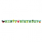 Burtu baneris “Jautra Ferma: Happy Birthday” 182 x 5 cm