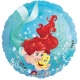 Apaļš folijas balons "Ariel Dream Big", iepakots, 43 cm
