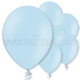 10.5"/27cm lateksa balons, pastels, gaiši zila, 15 gab.