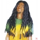Rastas stīlā parūka 