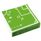 FUTBOLA ballīte papīra  salvetes  33 x 33 cm 20.gab.