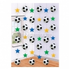 Papīra, folija, piekardekoracija, Futbols, 6 x 2.13 m