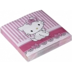 Dekoratīvās papīra salvetes, Tēma - Hello Kitty, Charmmy Kitty 33cm х 33cm 20 gab.