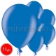 10.5"/27cm lateksa balons, metalliks, zils, 15 gab.