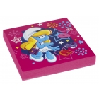 Dekoratīvās papīra salvetes Tēma: Smurfette 32.7cm х 32,7cm 16.gab.