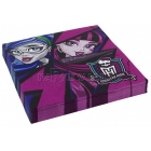 Dekoratīvās papīra salvetes Tēma: Monster High 33cm 20.gab.
