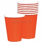 Glāzes, ORANŽAS, iepakojumā 8 gab., tilpums 266ml
