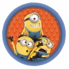 šķīvji Minions, 18 cm, 8 gab