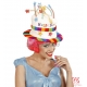 Cepure ar uzrakstu "Happy Bithday", velveta