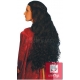 Guinevere parūka,  garie viļņaini mati, krāsa - melnā