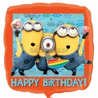 Minions Dzimšanas diena folija balons 45cm