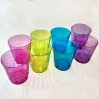 Plastmasas glāzītes 250 ml., 4 dažādas krāsas, 8 gab.