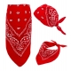 Bandana 55 x 55 cm (Melna, Sarkana, Balta, Brūna) 
