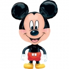 Staigājošs folijas balons "Peļuks Mikijs / Mickey Mouse" izmērs 55 x 78 cm