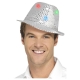 Cepure, sudrabs, ar daudzfunkcionāliem LED gaismas lukturiem