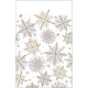 Galdauts "Spīdošs sniegs",  papīrs,  259 x 137 cm