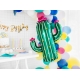 Burtu baneris “Happy Bithday”, zelts, 16x62 cm, laminēts papīrs  