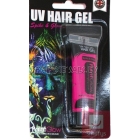 Rozā ultravioleta matu gels, 10 ml, blistera iepakojumā.