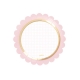 8 PLATES CM 18 BABY CHIC PINK