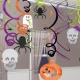 30 Swirl Decorations Halloween Spiders Foil / Paper 61 cm