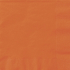Galda salvetes, oranžas, 2 slāņi, 33x33 cm, 20 gab.