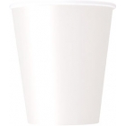 Papīra glāzes, baltas, 266 ml, 8 gab