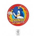 Šķīvji 'Ezis Sonic' 20 cm, 8 gab.
