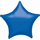 Zvaigzne zila folijas balons 48 cm