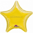 Zvaigzne dzeltena folijas balons 48 cm