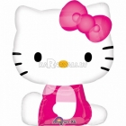Folijas hēlija balons “Hello Kitty”, rozā,  izmērs 56 x 69 cm,