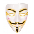 Anonīma (Anonymous) maska ar LED lodītēm 