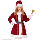 Костюм Снегурочки, красный - платье, пояс, шапочка, 116 см - 158 см