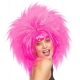 Rozā Disko stila parūka 80. gadi