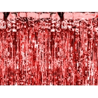 Ballīšu aizkars, sarkans, 0.9 x 2.5m