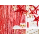 Party curtain, red, 0.9 x 2.5m 