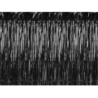 Ballīšu aizkars, melns, 100 x 200cm