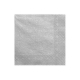 Napkins, 3 layers, silver metallic, 33x33cm: 1pkt/20pc. 