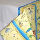 Papira galdauts ar attelu 137cm x 259cm Tēma: Pirāti