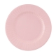 8 ROUND PLATES CM.27  PINK GERANIUM 