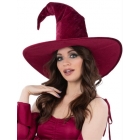 Bordo velūra Raganas cepure
